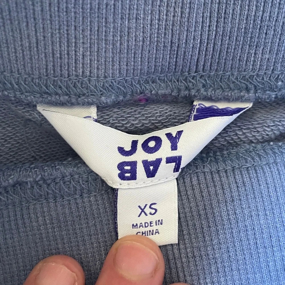 NWT JoyLab Marbled Print Crewneck Sweatshirt & Sweatpants Set - Picture 8 of 9